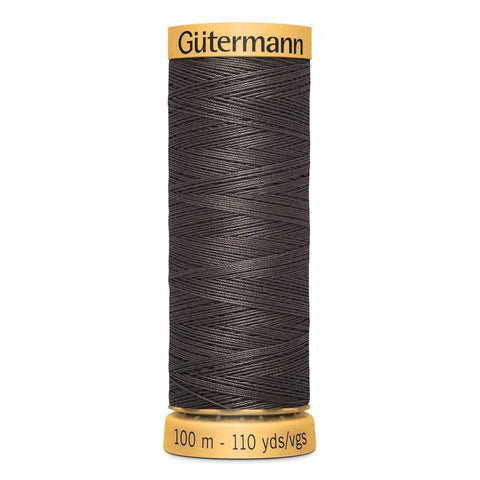 Gütermann Cotton Thread 100m #2960 Dark Brown