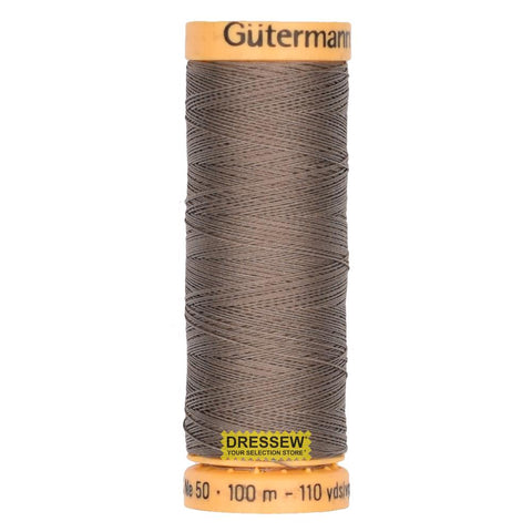 Gütermann Cotton Thread 100m #3630 Dark Khaki