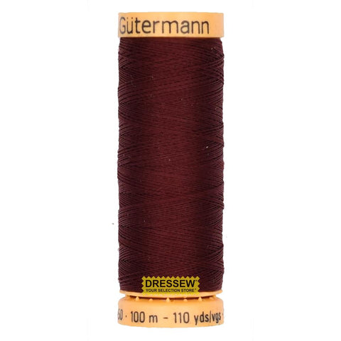 Gütermann Cotton Thread 100m #4750 Dark Mahogany
