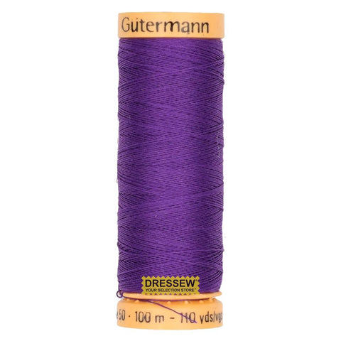 Gütermann Cotton Thread 100m #6150 Bright Purple