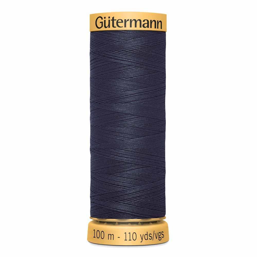 Gütermann Cotton Thread 100m #6210 Dark Navy
