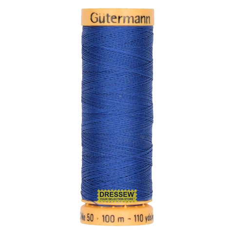 Gütermann Cotton Thread 100m #6800 Blue