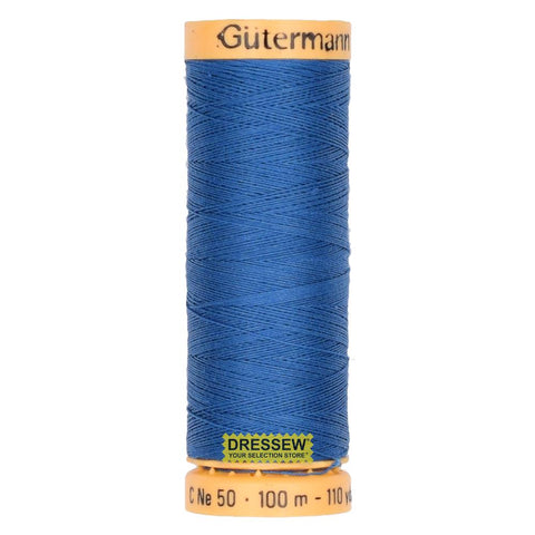 Gütermann Cotton Thread 100m #7050 Jay Blue