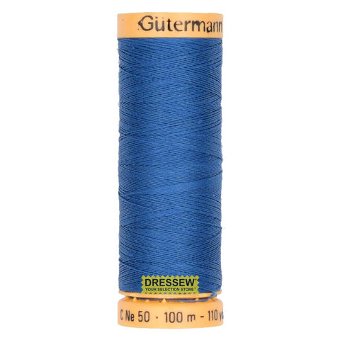 Gütermann Cotton Thread 100m #7050 Jay Blue