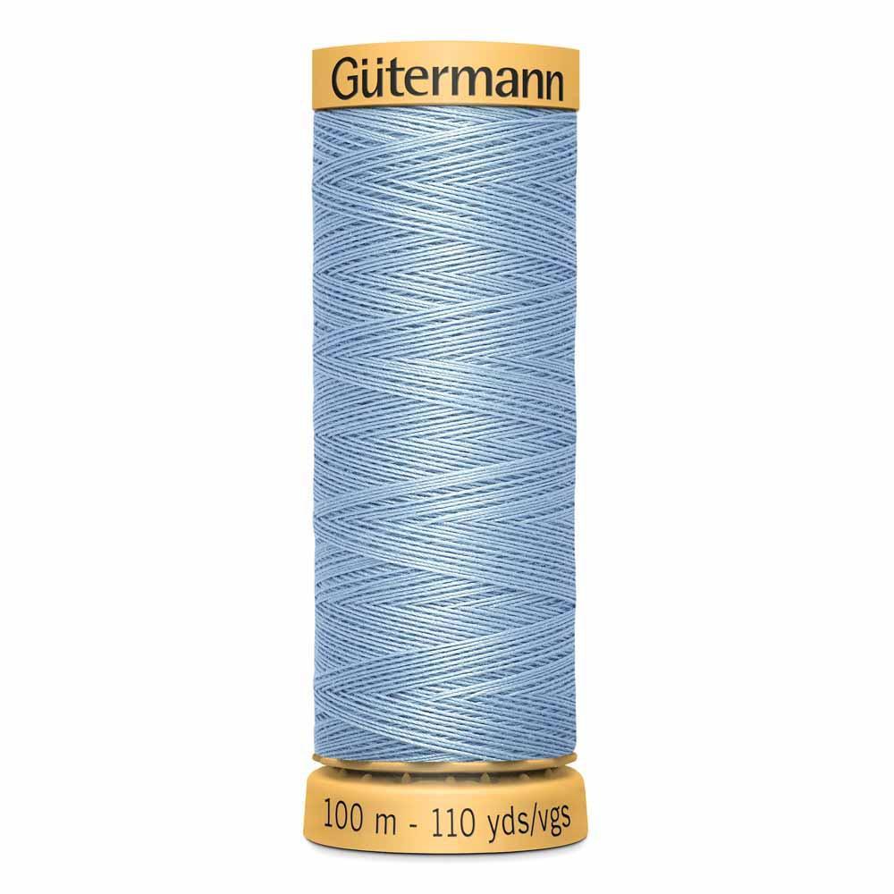 Gütermann Cotton Thread 100m #7310 Light Sky Blue