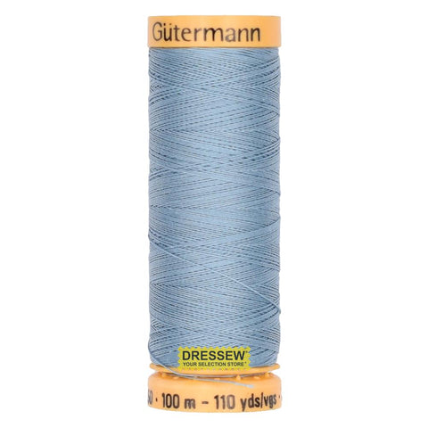 Gütermann Cotton Thread 100m #7490 Nassau Blue