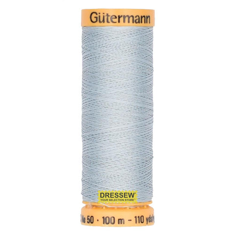 Gütermann Cotton Thread 100m #7521 Light Blue Dawn