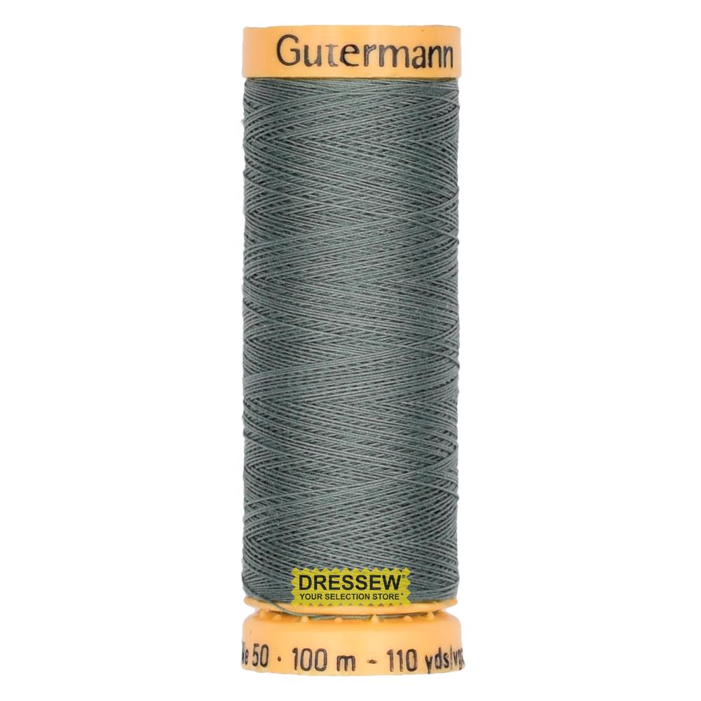 Gütermann Cotton Thread 100m #7600 Light Slate