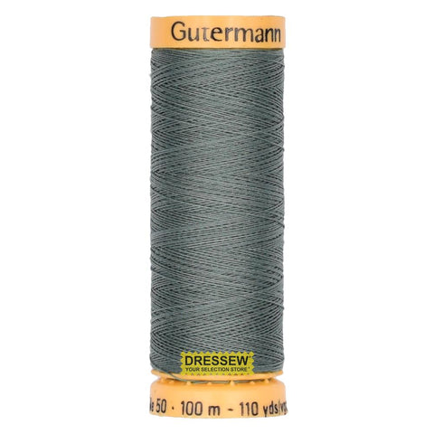 Gütermann Cotton Thread 100m #7600 Light Slate
