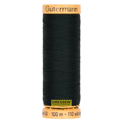 Gütermann Cotton Thread 100m #8080 Dark Green