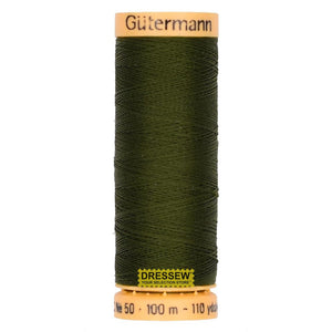 Gütermann Cotton Thread 100m #8680 Black Olive
