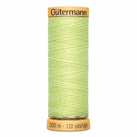 Gütermann Cotton Thread 100m #8975 Pastel Green
