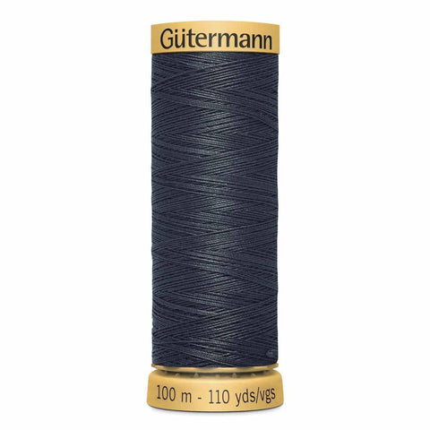 Gütermann Cotton Thread 100m #9800 Almost Black