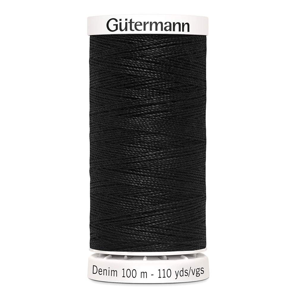 Gütermann Jean Thread 100m Black