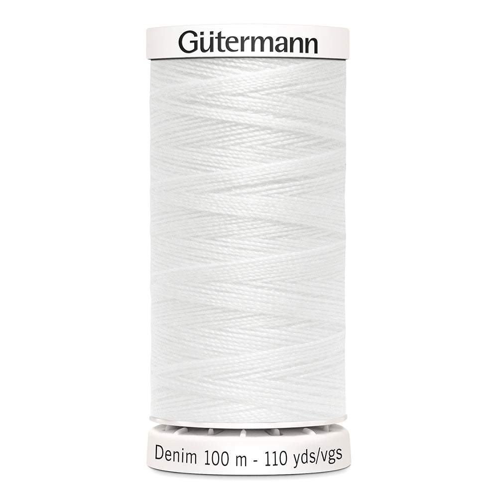 Gütermann Jean Thread 100m White