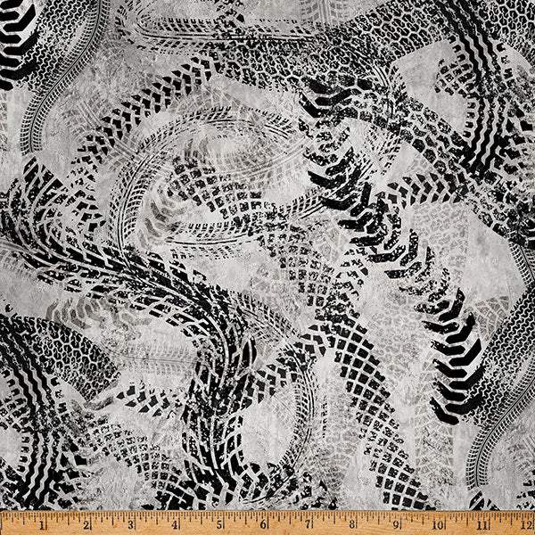 Hammer Down Tire Tracks By Hoffman Grey