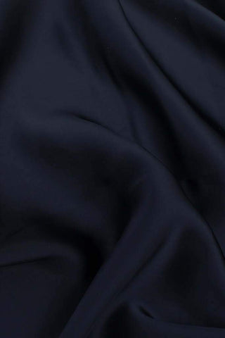 Hammered Satin Navy