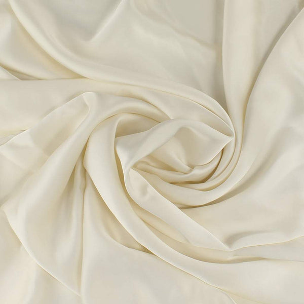 Hammered Satin Off White