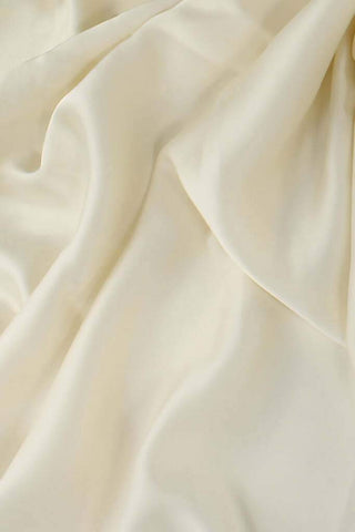 Hammered Satin Off White