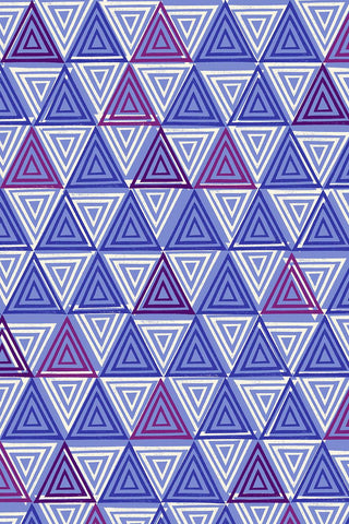 Happy Day Triangle By Talk To The Sun For RJR Fabrics Violet Blue