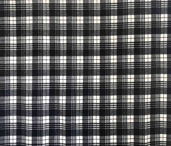 Harrison Plaid Coating Off White / Black