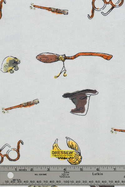 Harry Potter Flannelette Ice Blue / Multi