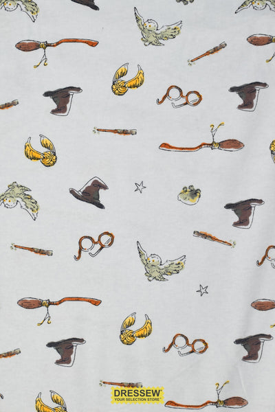 Harry Potter Flannelette Ice Blue / Multi