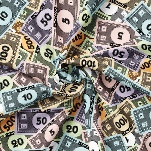 Hasbro Retro Gaming Monopoly Money Multi