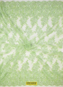 Haylie Sequin Lace Celadon