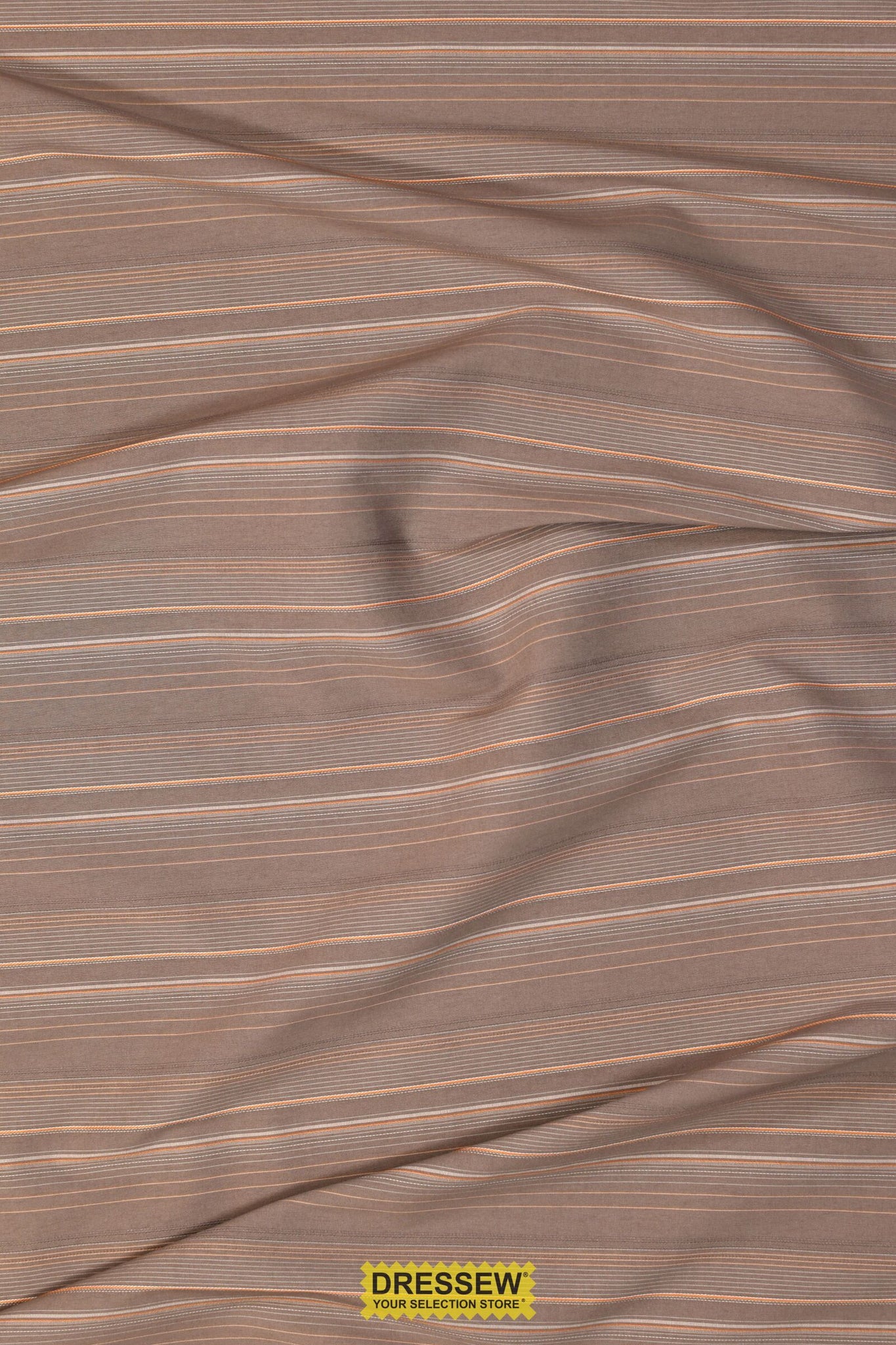 Heather Stripe Bottomweight Mud / Orange