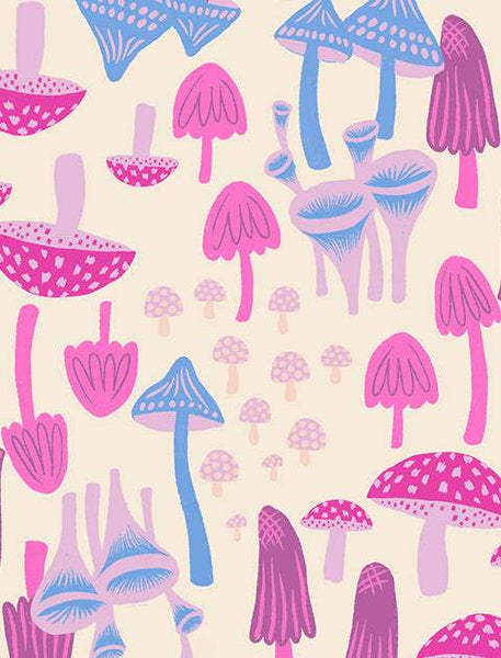 Hello Alice Mushrooms By Sarah Watts Of Ruby Star Society For Moda Shell