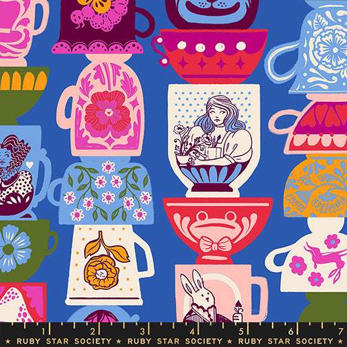 Hello Alice Tea Party By Sarah Watts Of Ruby Star Society For Moda Blue Ribbon