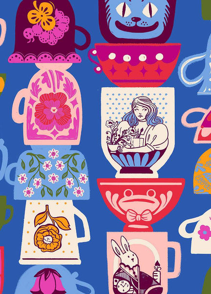 Hello Alice Tea Party By Sarah Watts Of Ruby Star Society For Moda Blue Ribbon