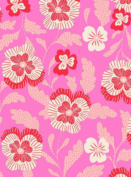 Hello Alice Violet Floral By Sarah Watts Of Ruby Star Society For Moda Lipstick