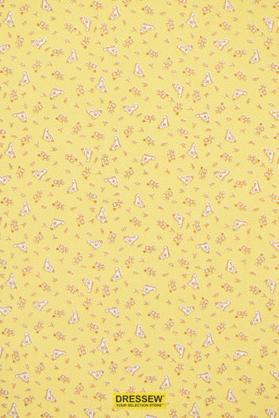 Henry Glass Nursery Rhyme Print Yellow / Multi