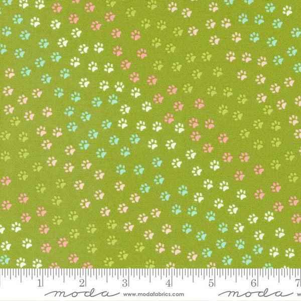 Here Kitty Kitty Paws & More Paws By Stacy Iest Hsu For Moda Leaf