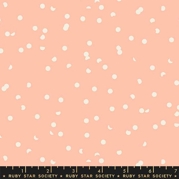 Hole Punch Dots By Kimberly Kight Of Ruby Star Society For Moda Peach / Cream