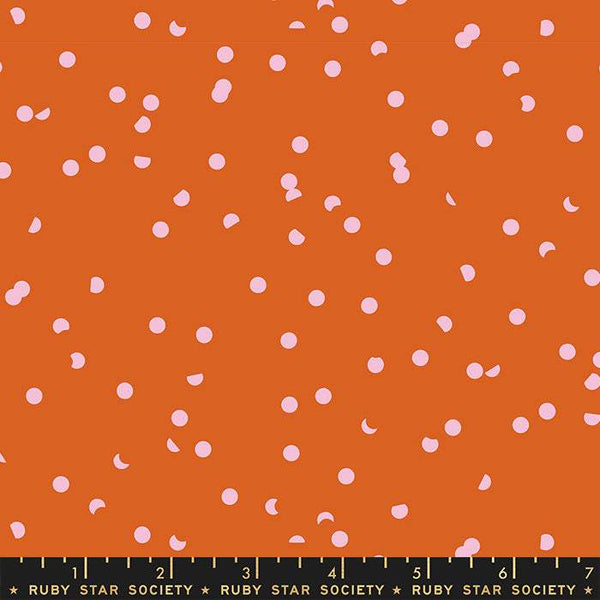 Hole Punch Dots By Kimberly Kight Of Ruby Star Society For Moda Pecan / Light Pink