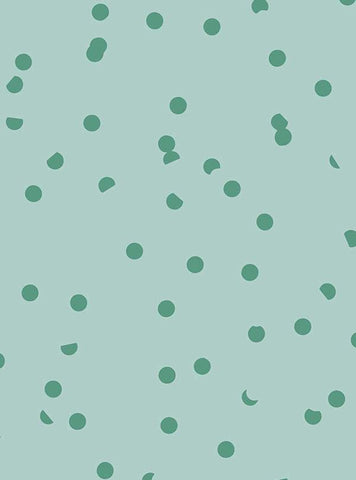 Hole Punch Dots By Kimberly Kight Of Ruby Star Society For Moda Polar / Green