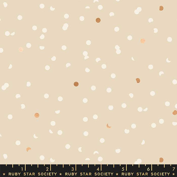 Hole Punch Dots By Kimberly Kight Of Ruby Star Society For Moda Sandbox / Metallic