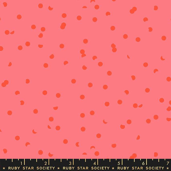 Hole Punch Dots By Kimberly Kight Of Ruby Star Society For Moda Strawberry / Orange