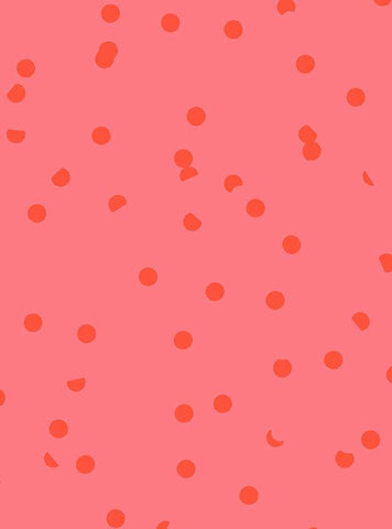 Hole Punch Dots By Kimberly Kight Of Ruby Star Society For Moda Strawberry / Orange