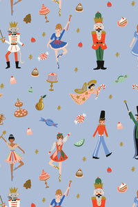Holiday Classics Land of Sweets By Rifle Paper Co. For Cotton + Steel Powder / Metallic