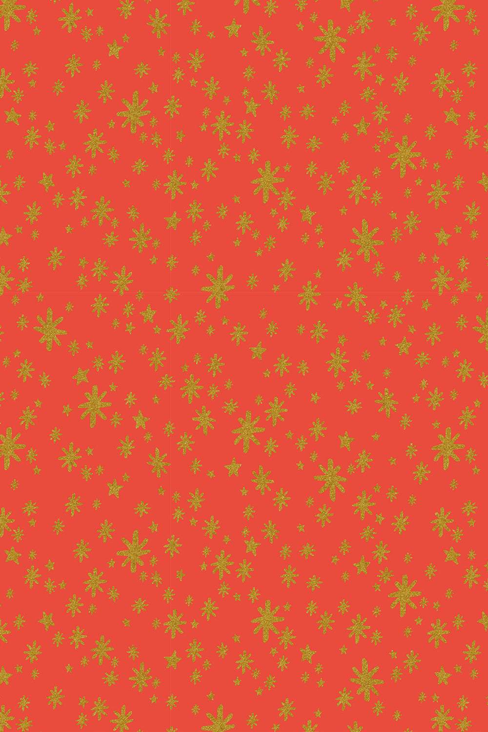 Holiday Classics Starry Night By Rifle Paper Co. For Cotton + Steel Red / Metallic