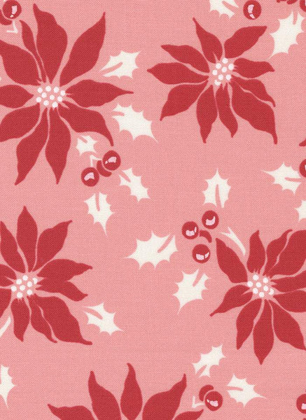 Holly Jolly Poinsettia By Urban Chiks For Moda Cheeky