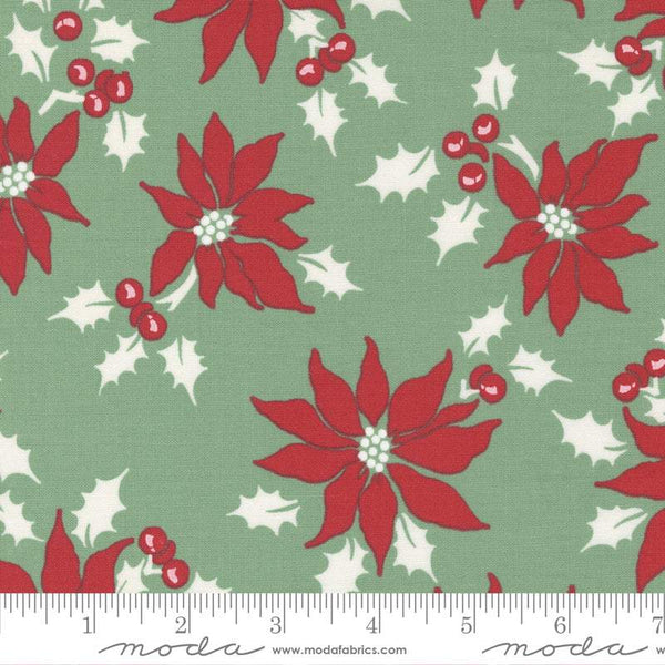 Holly Jolly Poinsettia By Urban Chiks For Moda Holly