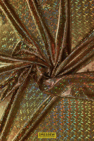 Hologram Lycra Black / Gold