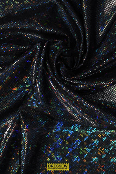 Hologram Lycra Black