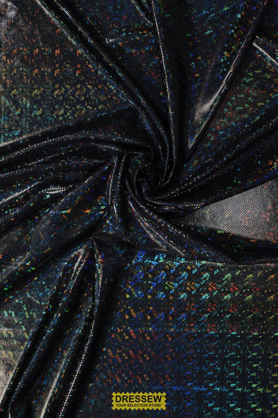 Hologram Lycra Black