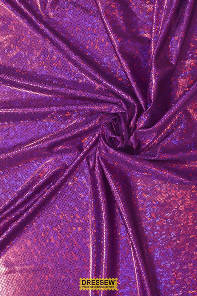 Hologram Lycra Purple / Fuchsia